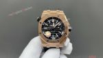 Audemars Piguet Royal Oak Offshore Cal.3120 Movement 42mm Black Face Rose Gold Case Watch